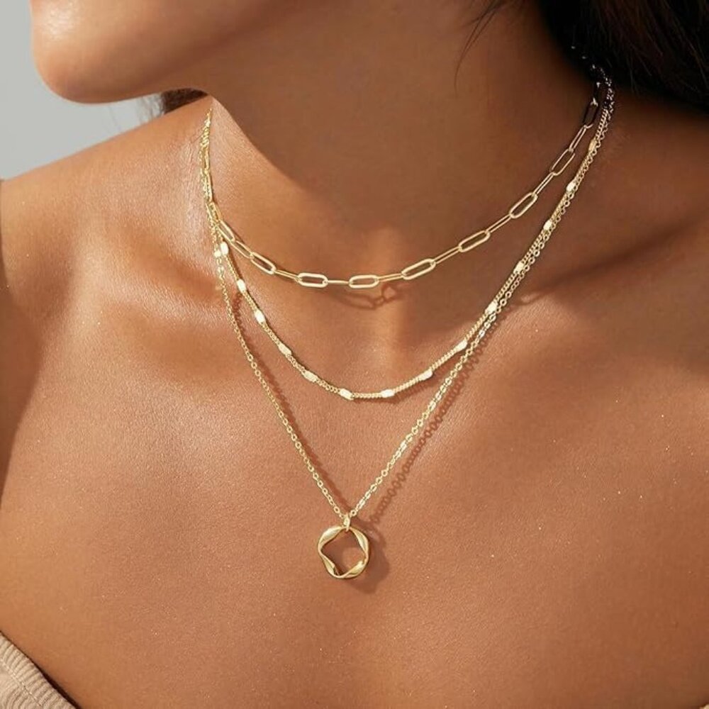 Layered Gold Necklaces for Women